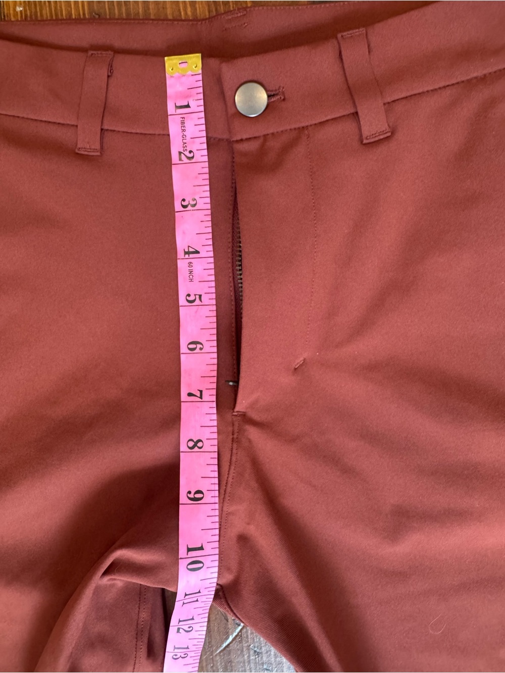 Lululemon Men's Commission Pant Classic -Dark Terra Cotta/Rust. Size 32 - Picture 10 of 14